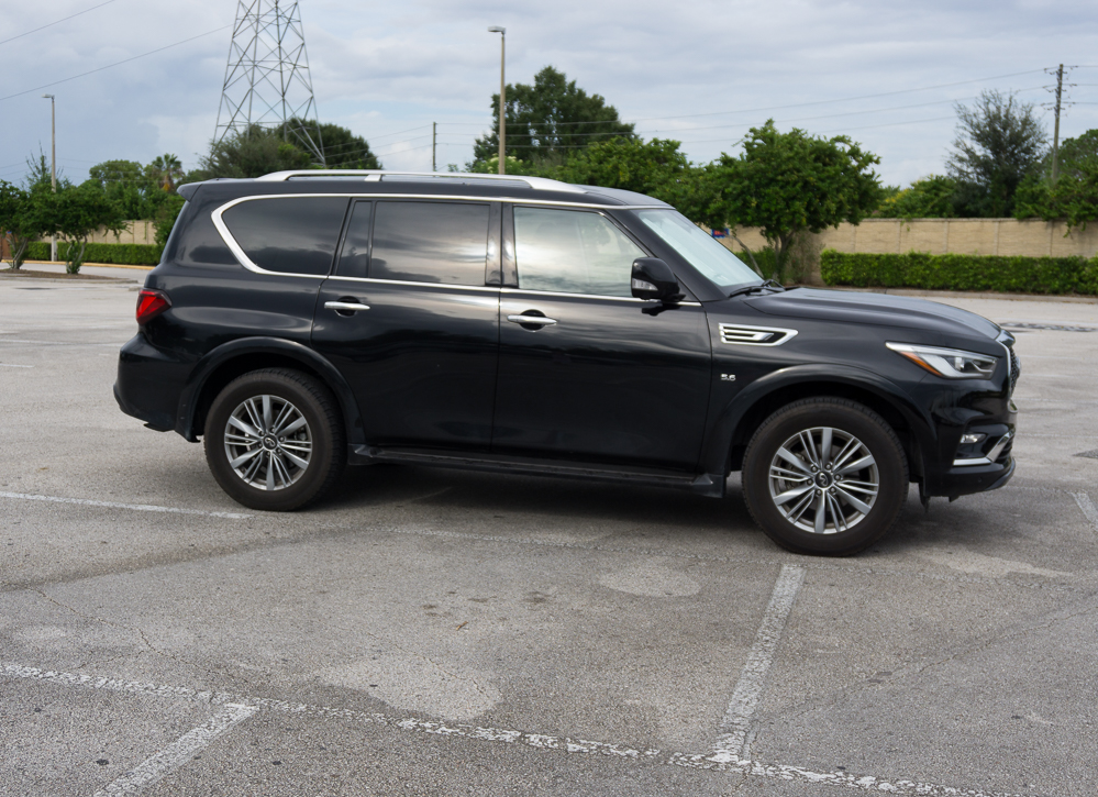 Our rental ride for the week, nicknamed The Big Black Bear by Drew.