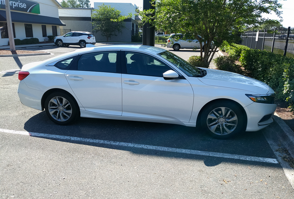 Our rental car for the week.