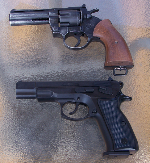 Blank Fire - Colt Python 357 & CZ 75 (Western Stage Props)